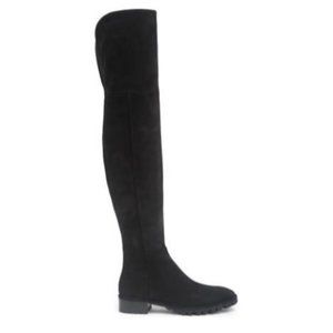 NEW Stuart Weitzman Over The Knee Boot Black Amber Women's 6.5 MSRP $850
